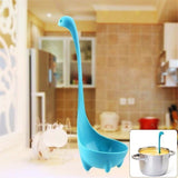 3 PCS Kitchen Supplies Dinosaur Spoons Soup Loch Ness Ladle Long Handle Spoon